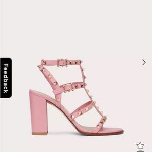 Candy Rose rockstud ankle strap sandals